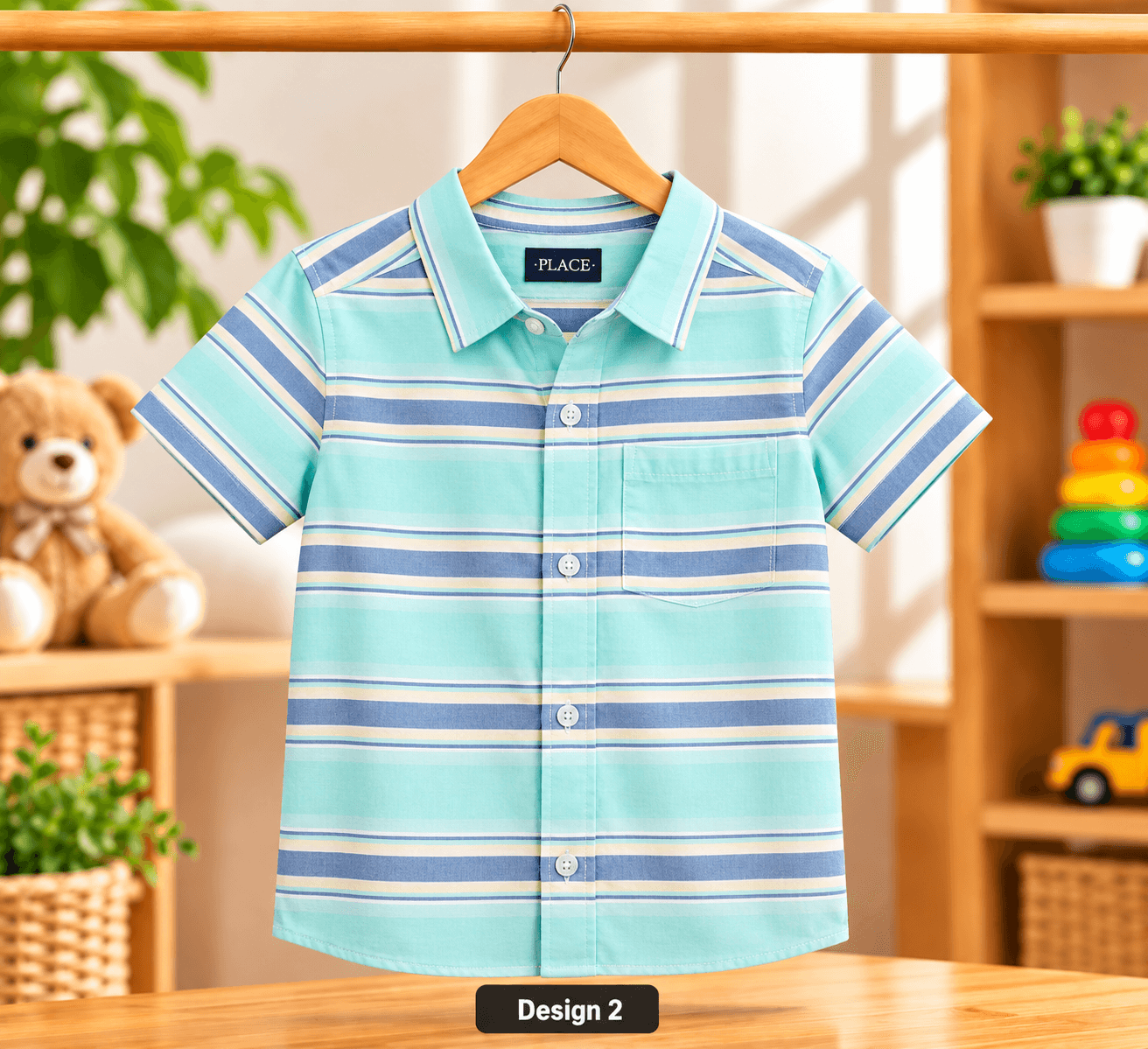 Blue stripe shirt